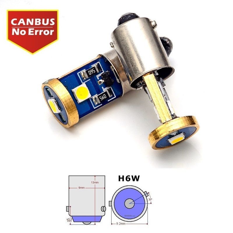 LED H6W BAX9S GOLD CAN 3smd Beograd Zemun